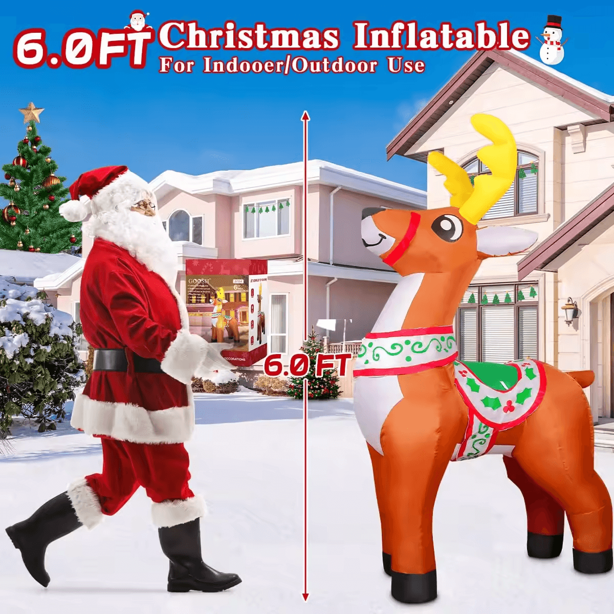 ReinDeary™ – So Cute,Christmas Glows Brighter!