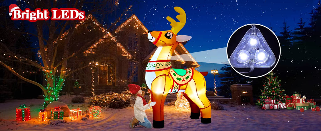 ReinDeary™ – So Cute,Christmas Glows Brighter!