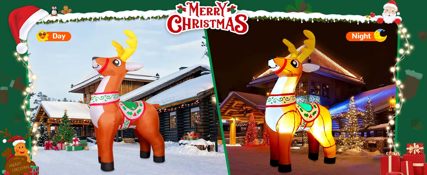 ReinDeary™ – So Cute,Christmas Glows Brighter!