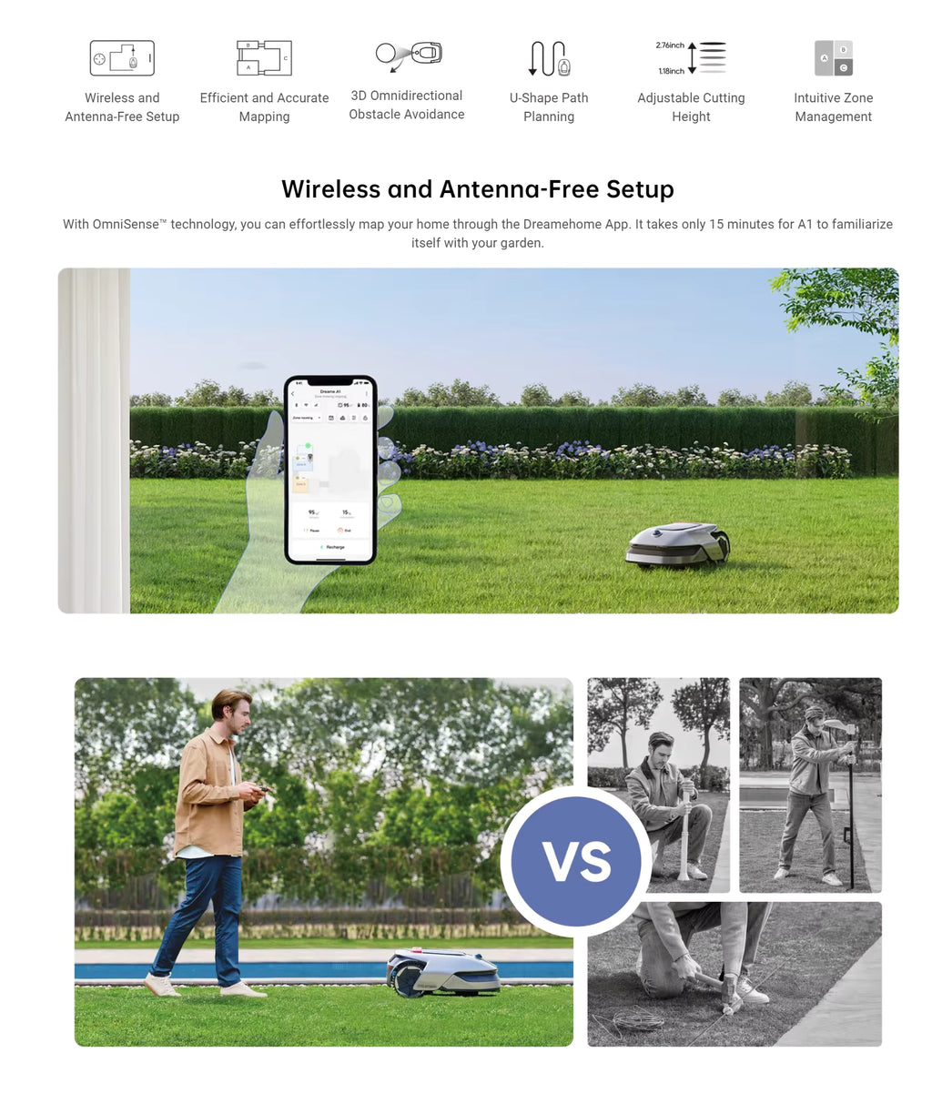 Dreame™ "Mowing, Perfected."