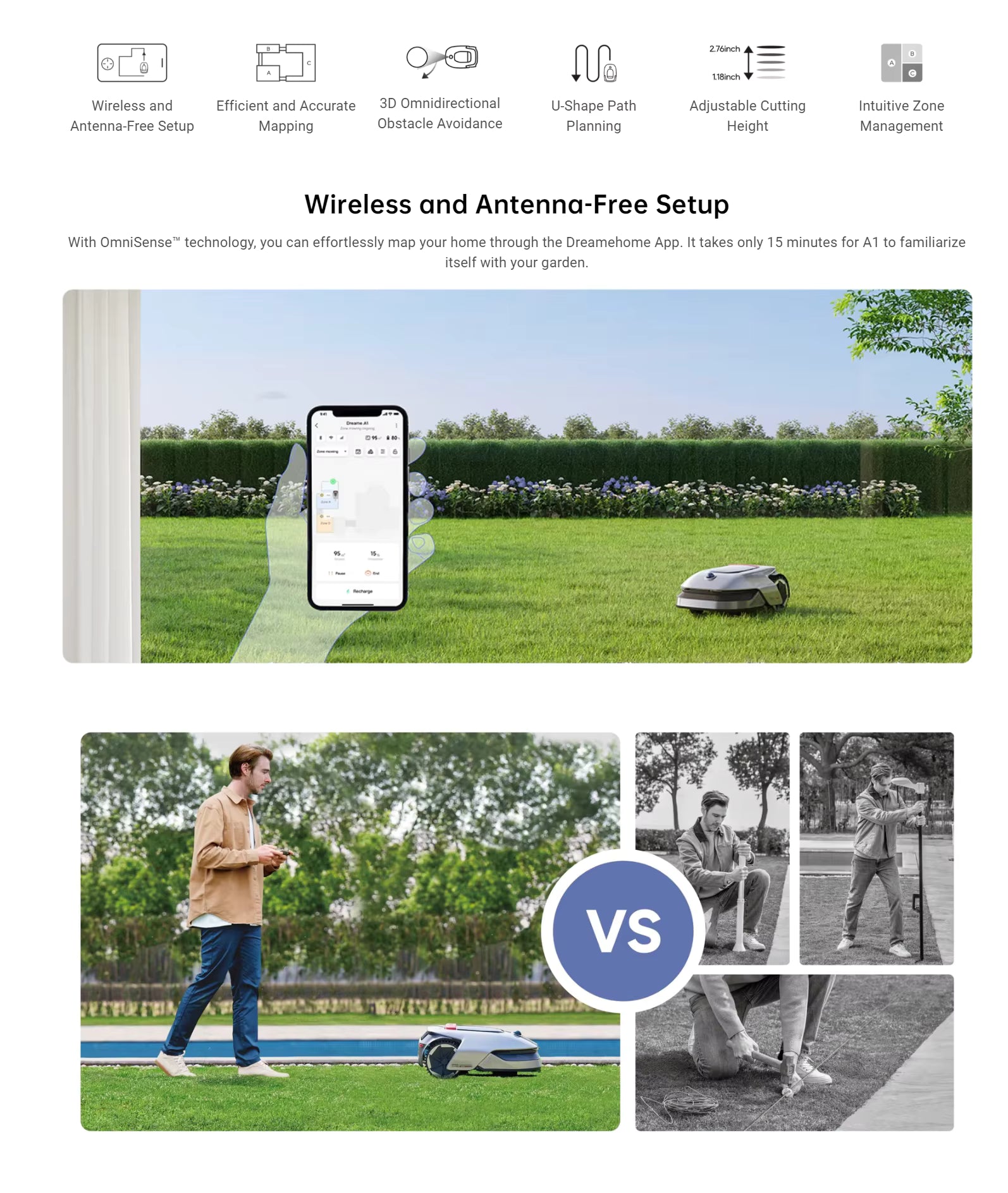 Dreame™ "Mowing, Perfected."