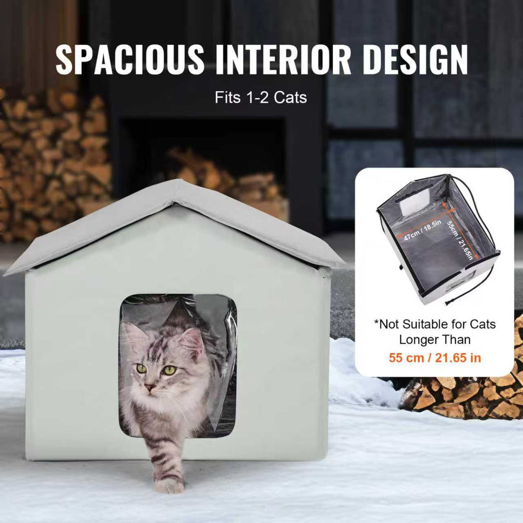 PurrWarm Retreat™ Heated comfort for the coldest nights.