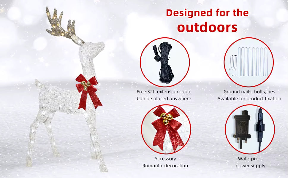 MerryGlow Deer™ – Bringing Holiday Warmth to Every Corner