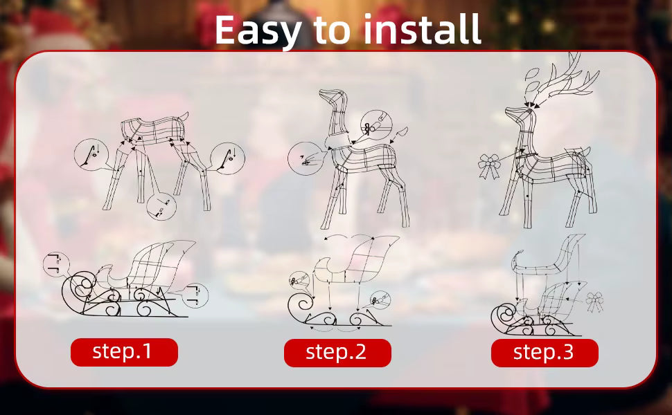 MerryGlow Deer™ – Bringing Holiday Warmth to Every Corner