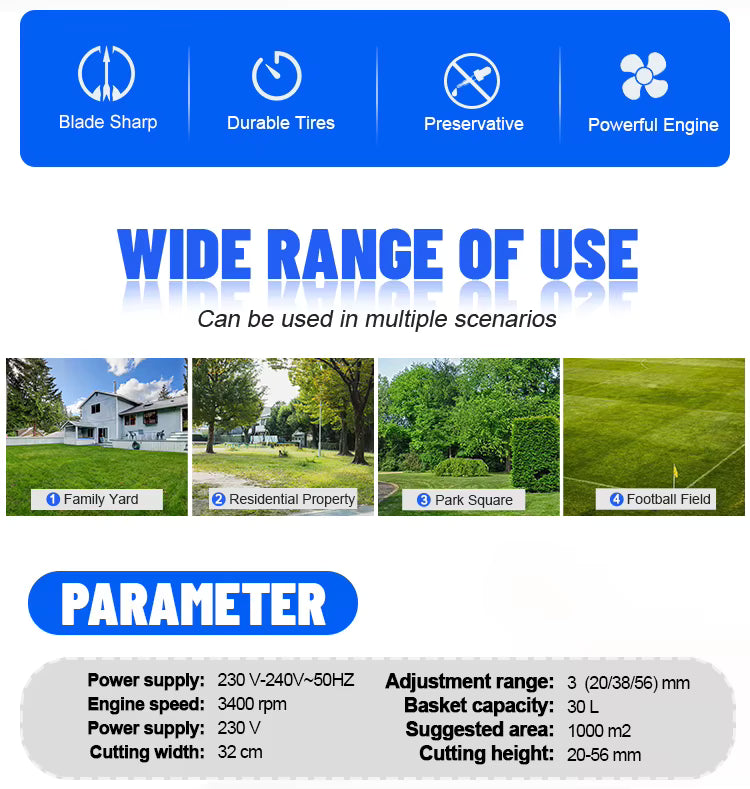 Lawnster™  "Effortless Mowing. Legendary Results."