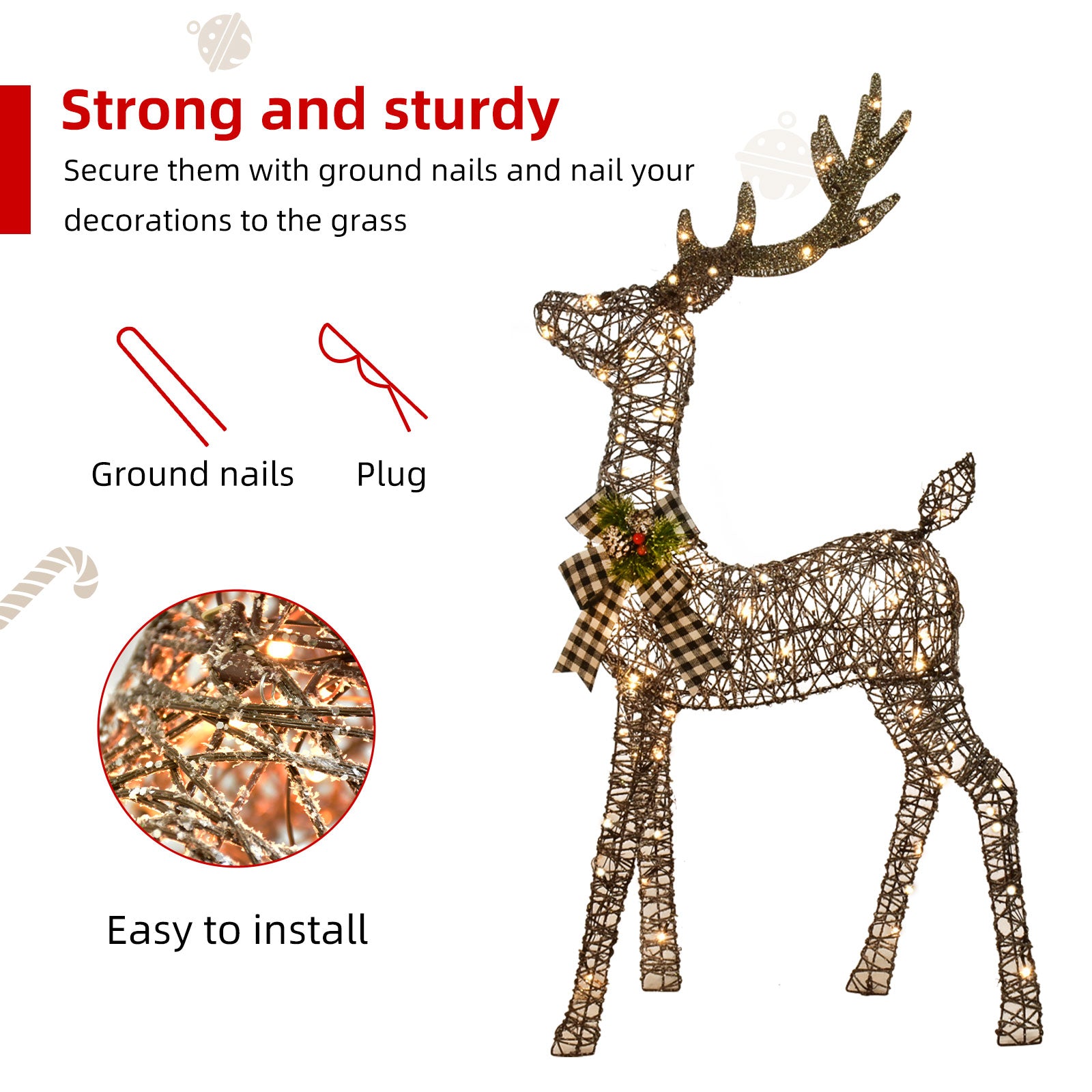 FestiveTrail Reindeer™  Guiding the holiday cheer home.