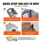 PurrWarm Retreat™ Heated comfort for the coldest nights.