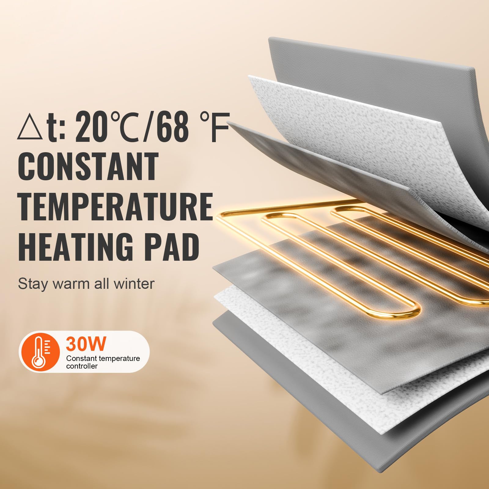 PurrWarm Retreat™ Heated comfort for the coldest nights.