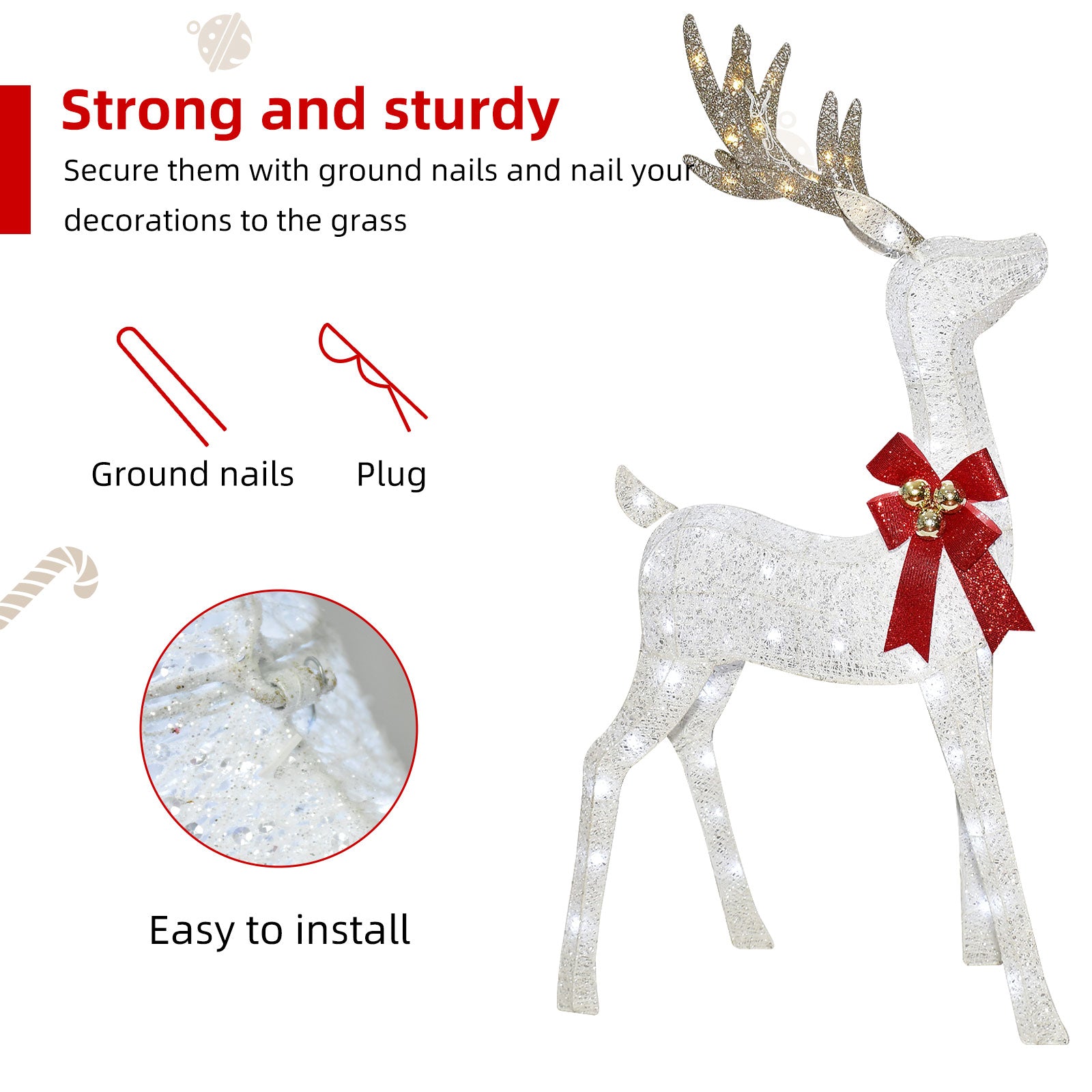 MerryGlow Deer™ – Bringing Holiday Warmth to Every Corner