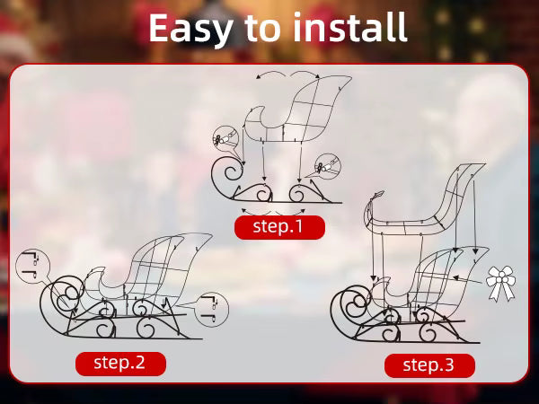 FestiveTrail Reindeer™  Guiding the holiday cheer home.