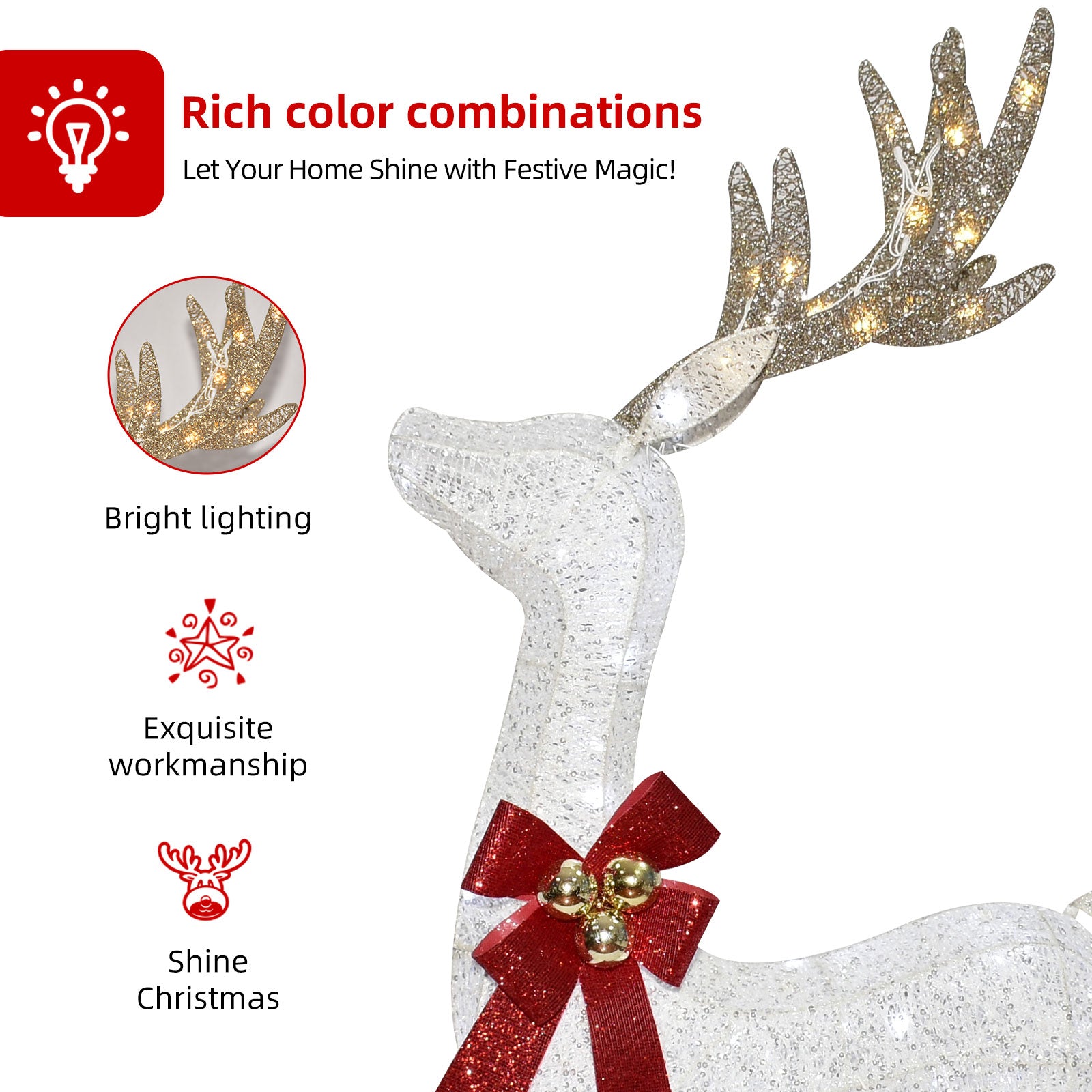 MerryGlow Deer™ – Bringing Holiday Warmth to Every Corner