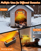PawTemp SmartHeat™  Thermostat-accurate warmth for every kennel.