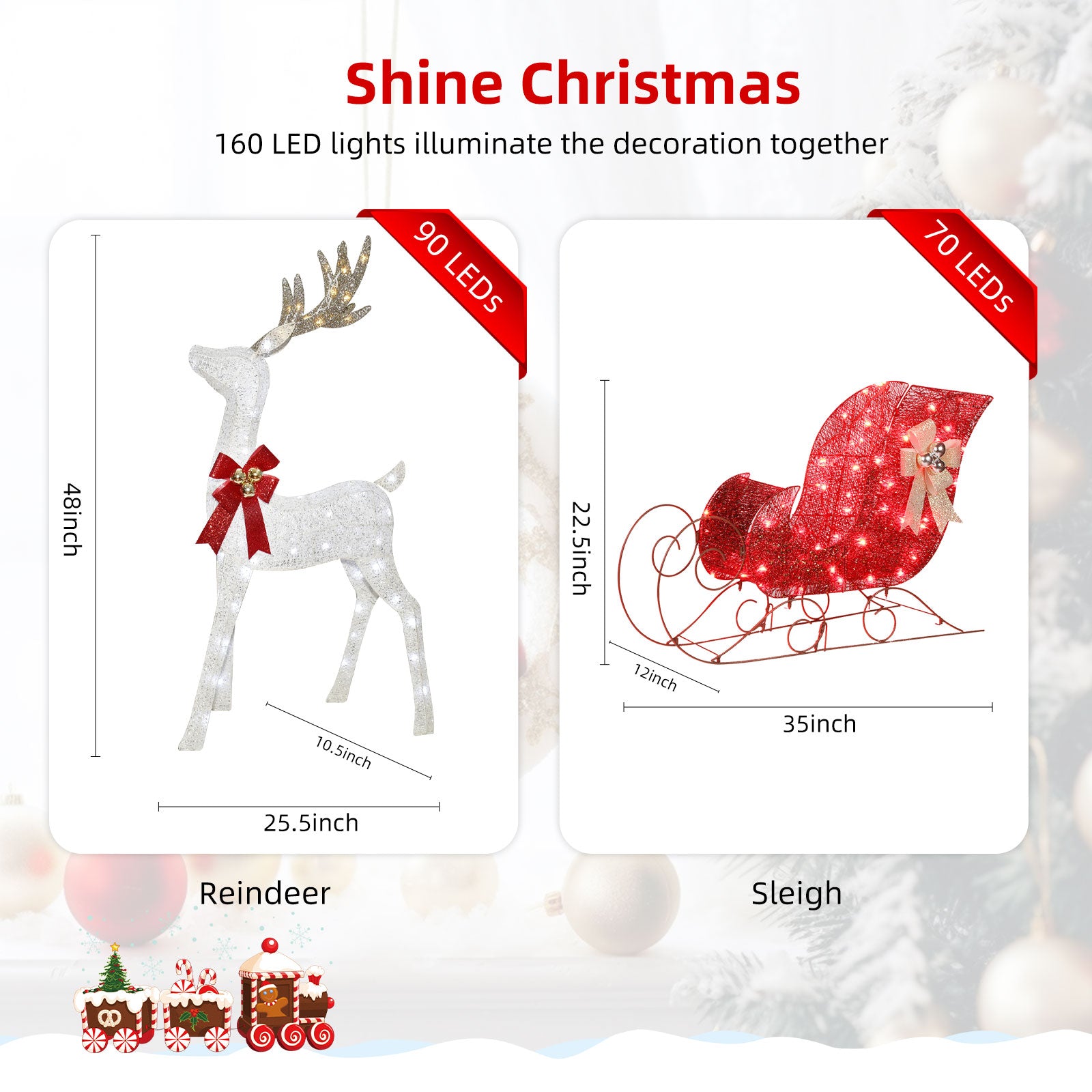 MerryGlow Deer™ – Bringing Holiday Warmth to Every Corner