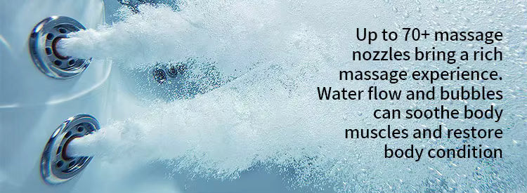 LuxeTherma Spa™- “Big Family Comfort. Elite Hydro Power.”