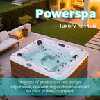 LuxeTherma Spa™- “Big Family Comfort. Elite Hydro Power.”