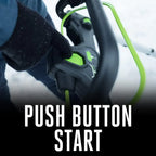 EGO POWER+ 21" Electric Snow Blower, Cordless Steel Auger, Includes (2) 56V 7.5Ah Batteries and Dual Port Charger - SNT2114