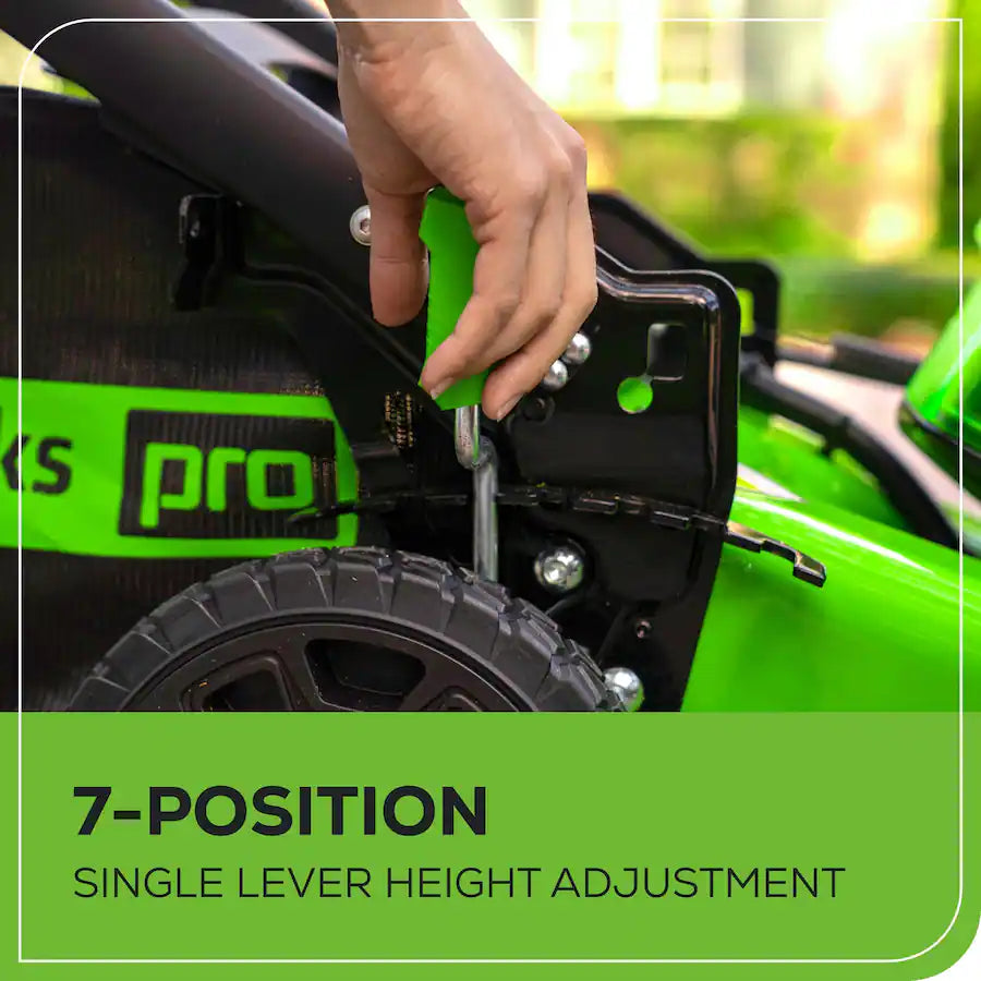 Greenworks - 80-Volt 21-Inch Self-Propelled Lawn Mower with 4.0Ah Battery and Charger