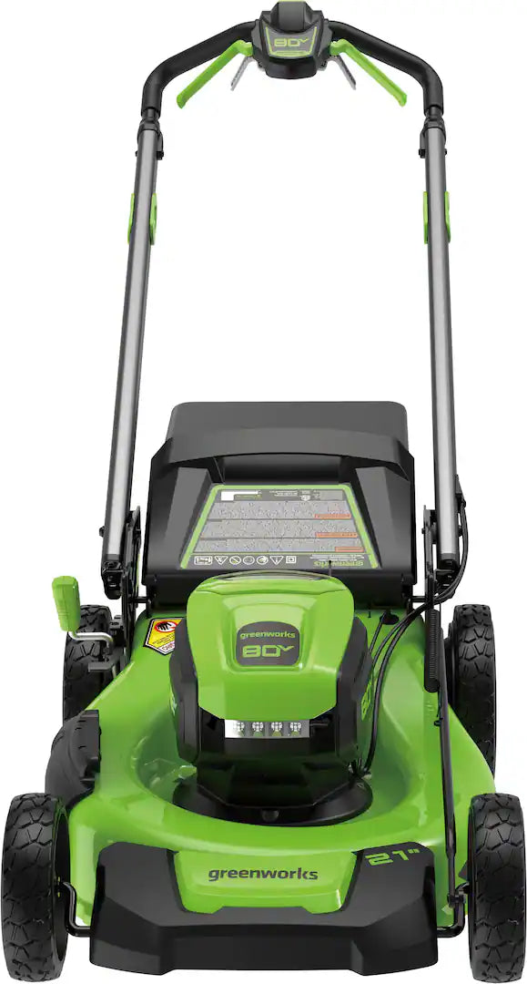 Greenworks - 80-Volt 21-Inch Self-Propelled Lawn Mower with 4.0Ah Battery and Charger